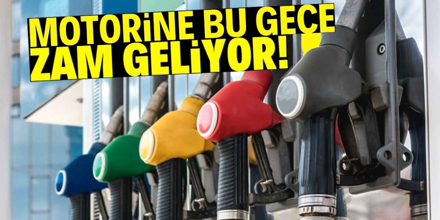 Motorine bir zam daha geliyor. Yeni Fiyatlar ne olacak? 