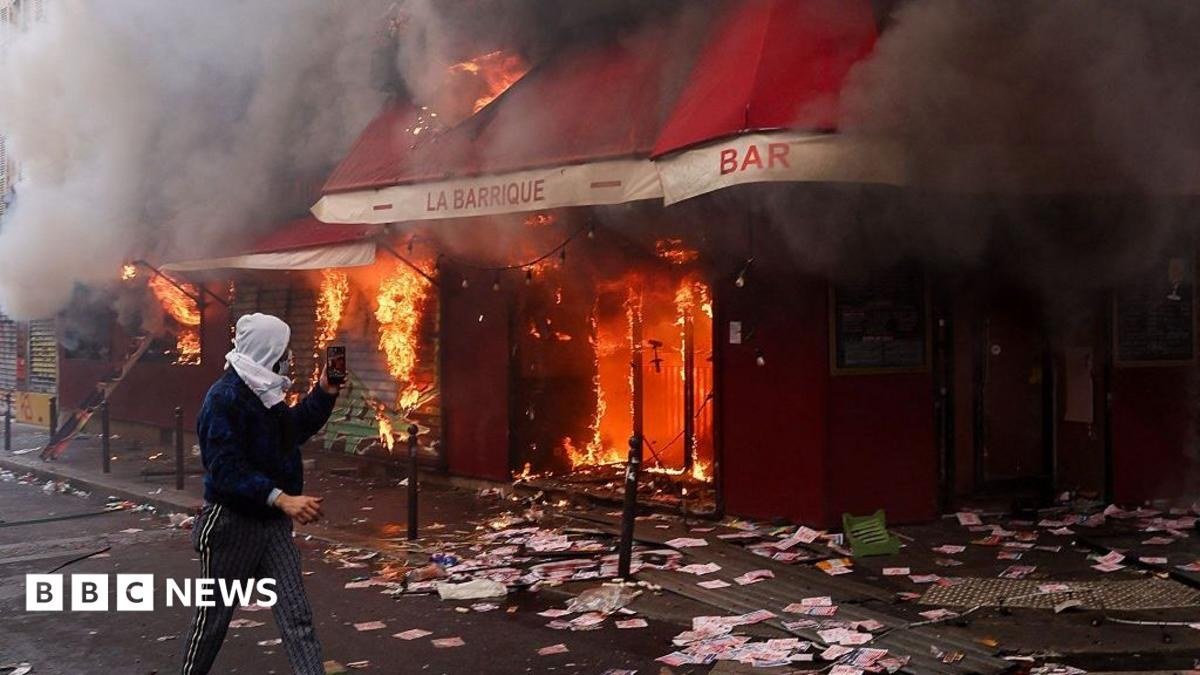 Over 1,200 Arrested Across France Following Violent Clashes and Looting