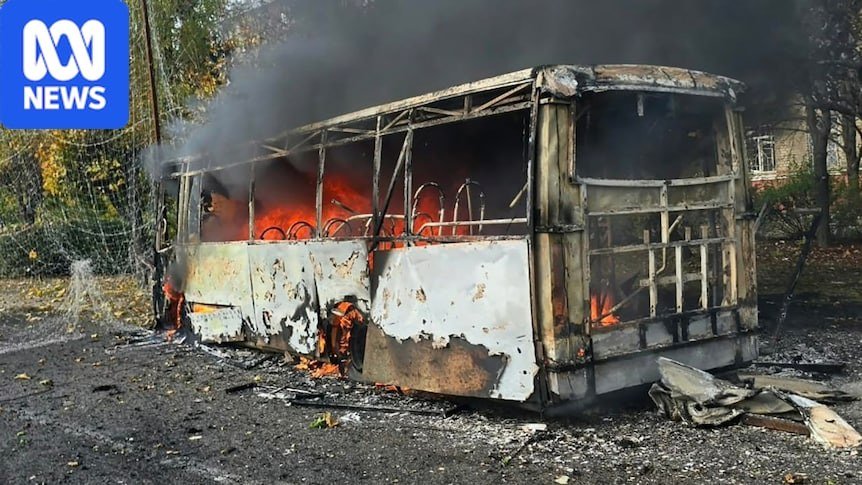 Russian Bomb Strike on Kramatorsk Bus Stop Kills at Least 33 People