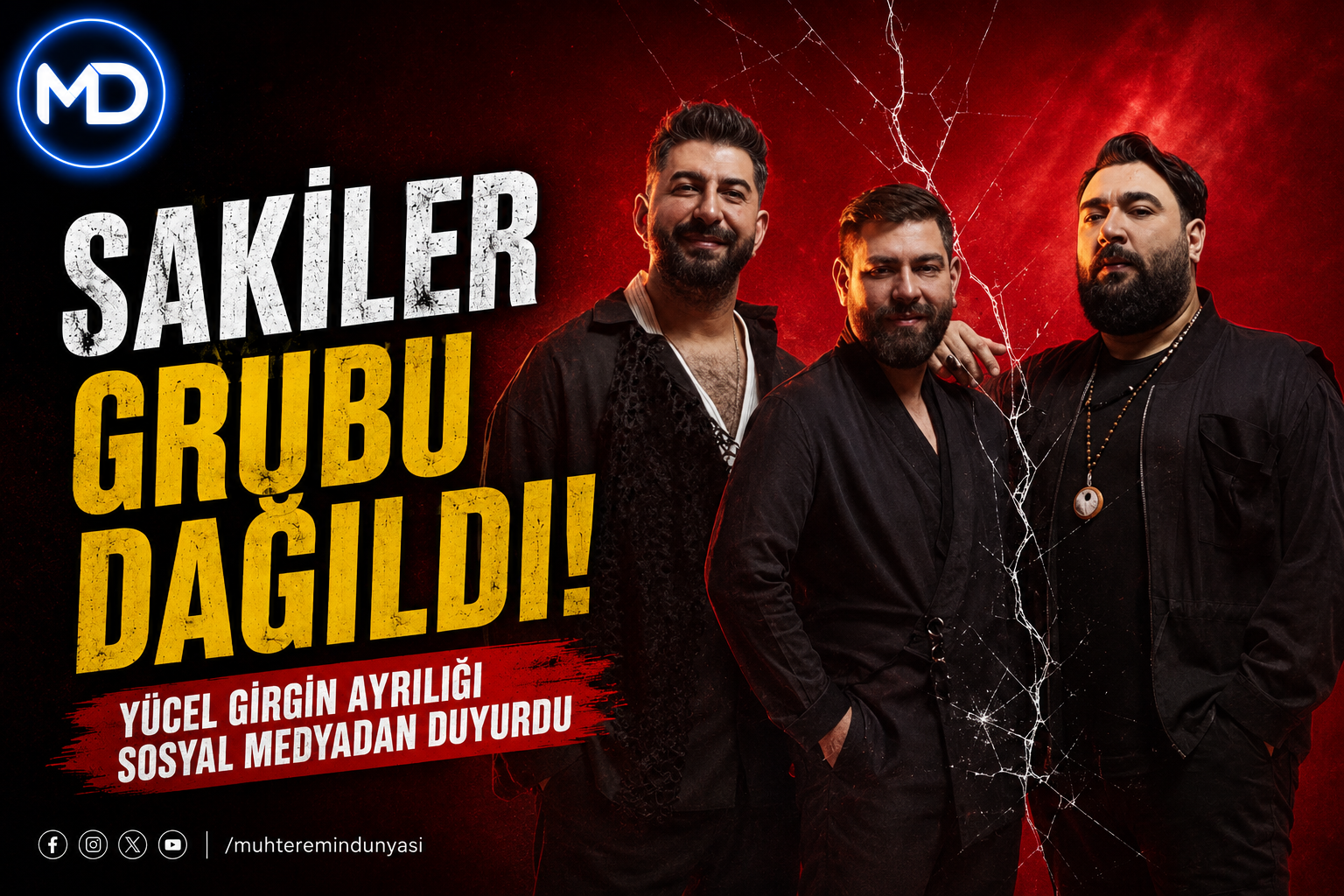 Sakiler grubu dağıldı: Yücel Girgin ayrılığı sosyal medyadan duyurdu