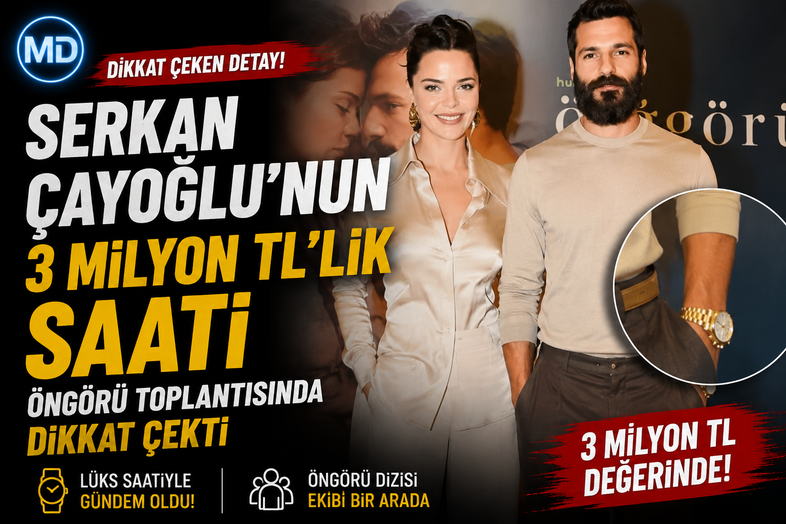 Serkan Çayoğlu’nun 3 milyon TL’lik saati Öngörü toplantısında dikkat çekti