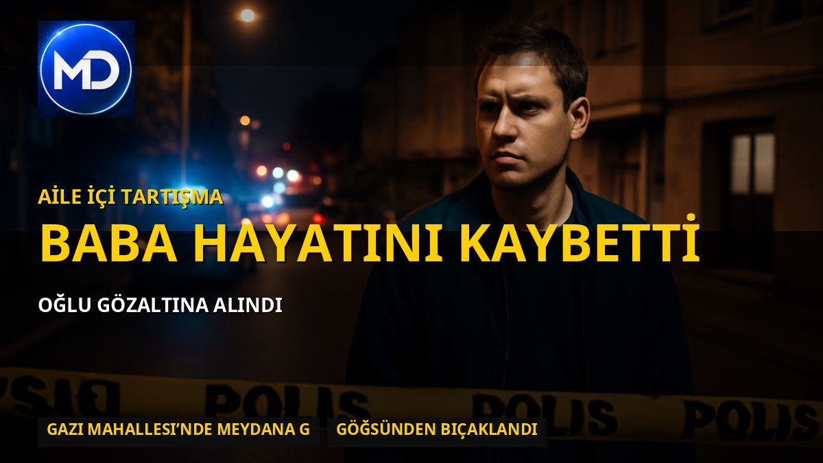 Tartıştığı babasını göğsünden bıçakladı: Oğlu gözaltına alındı
