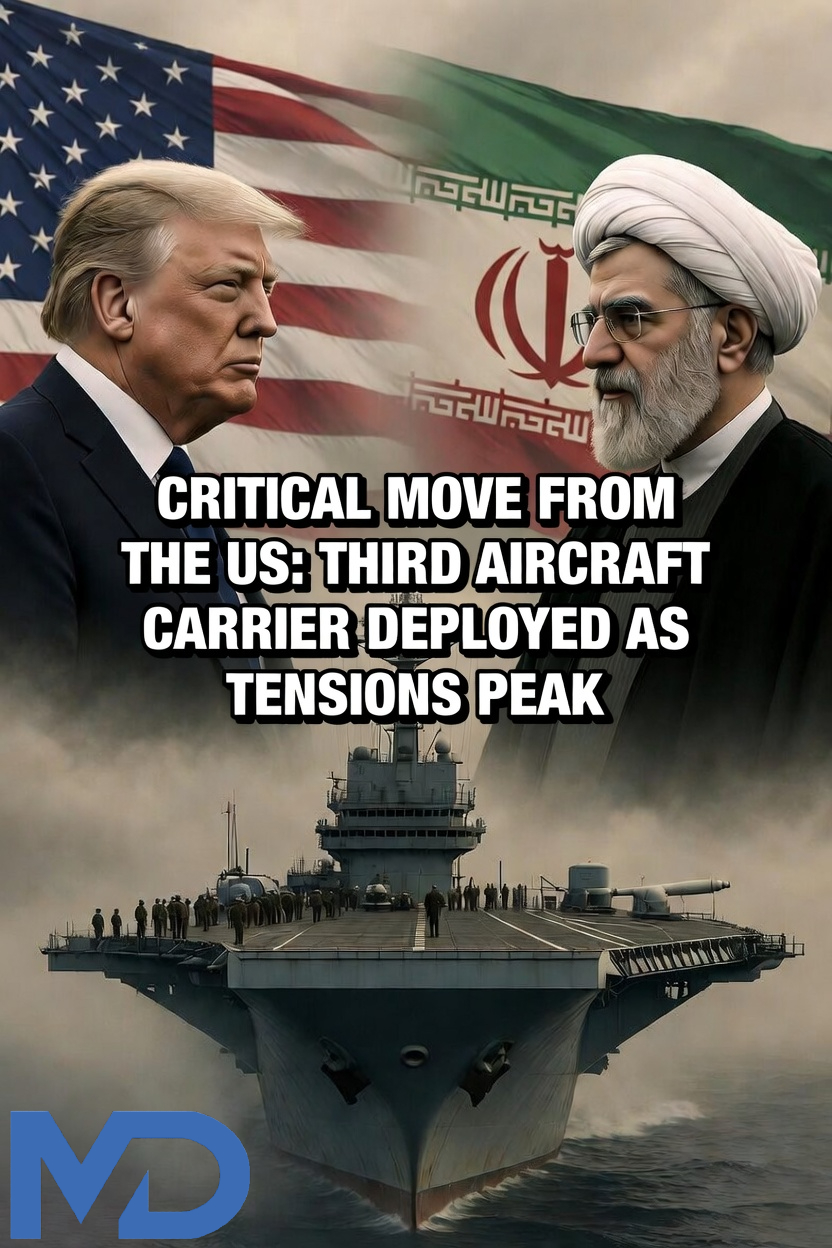Critical move from the US: Third aircraft carrier deployed as tensions peak