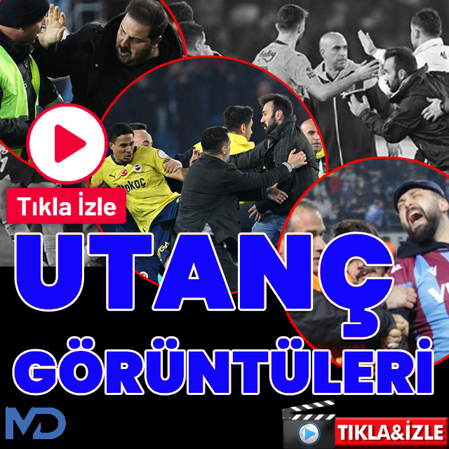 Trabzonspor - Fenerbahçe maçının ardından yaşanan tüm olaylar böyle görüntülendi