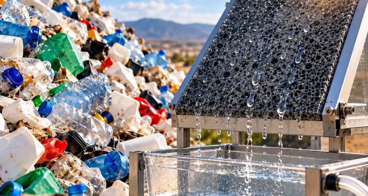 Viyana Üniversitesi’nden plastik atıklardan havadaki nemi toplama yöntemi