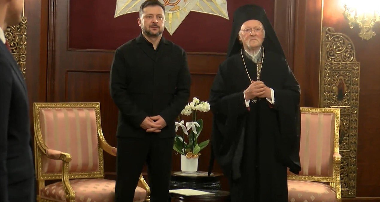Zelenskiy, Erdoğan görüşmesinin ardından Fener Rum Patrikhanesi’ni ziyaret etti